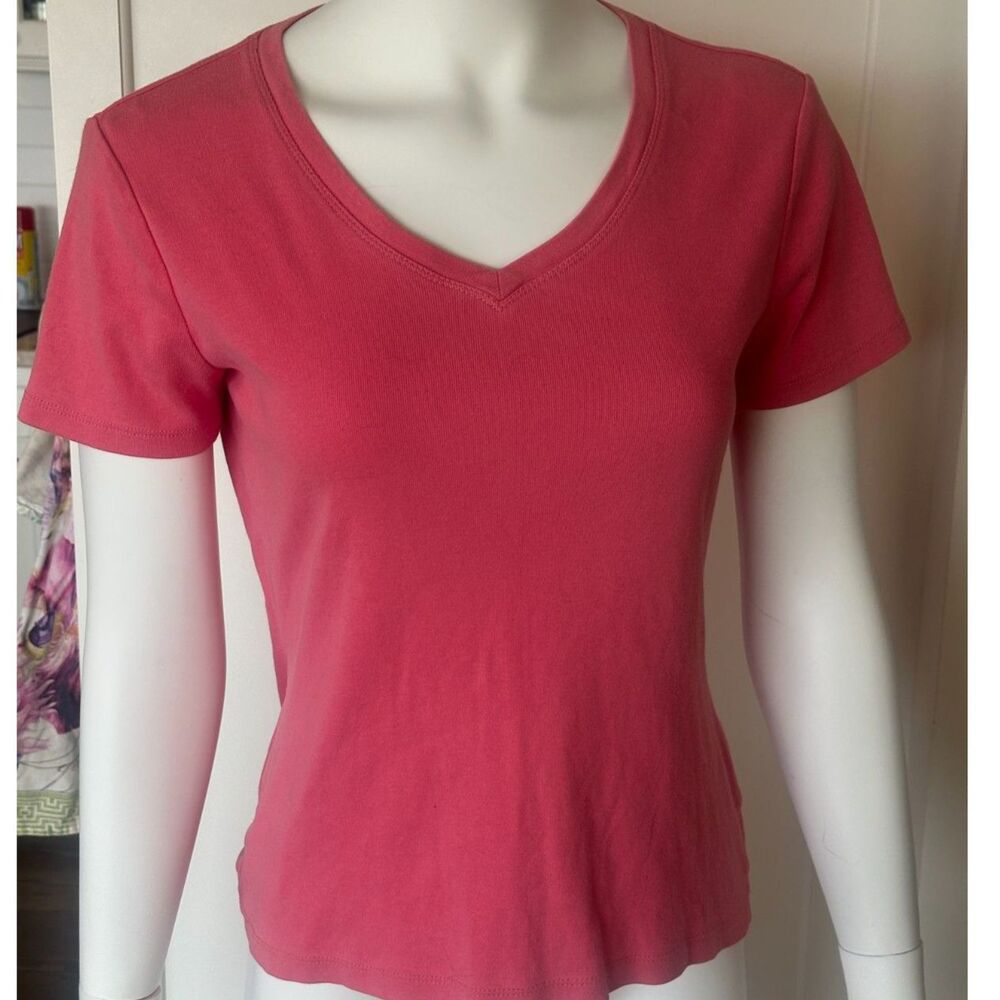 T-shirt, short sleeved, by Eddie Bauer, Size M.  Pink.